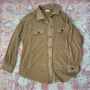 Brown jacket top